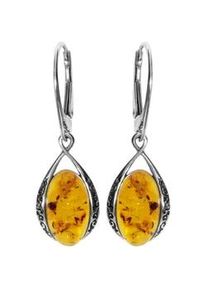 Paar Ohrh&auml;nger OSTSEE-SCHMUCK "OSTSEE-SCHMUCK Ohrh&auml;nger Annika Ohrh&auml;nger Annika", wei&szlig;, Ohrringe, Damen, 36 x 11mm, Silber 925 (Sterlingsilber)