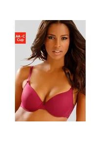 Schalen-BH Nuance, Damen, Gr. 75, Cup B, rot, Spitze, Obermaterial: 85% Polyamid, 15% Elasthan, BHs Schalen-BH, im R&uuml;cken aus Spitze, Cups aus Microtouch, Dessous