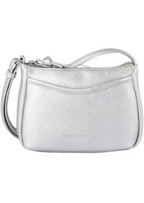 Umh&auml;ngetasche Tom Tailor DENIM "Cilia", Damen, Gr. B/H/T: 21,5cm x 14cm x 4cm, silber, Polyurethan, Polyurethan (PU), clean, gepflegt, unifarben, Taschen Umh&auml;ngetasche, l&auml;ssige Handtasche f&uuml;r die Party aus Lederimitat in strahlenden Farben
