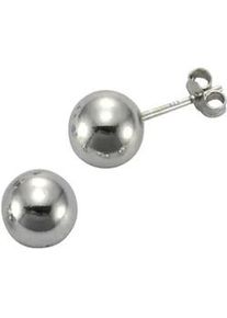 Paar Ohrstecker Firetti "Schmuck Geschenk Silber 925 Ohrschmuck Kugel" Gr. 6, silber (silberfarben), Ohrringe, Damen, 6, Silber 925 (Sterlingsilber)