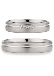 Phoenix Trauring PH&Ouml;NIX "Schmuck Geschenk Silber 925 Trauring Ehering LIEBE versch. Varianten" Gr. 62, silber (silberfarben), Fingerringe, Damen, 62, 0,03 SI = kleine Einschl&uuml;sse mit Brillanten, Silber 925 (Sterlingsilber), 4mm, Trauring, Made in Germany - wahlweise mit oder ohne Brillanten