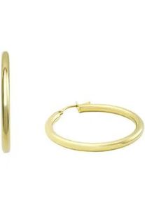 Paar Creolen Amor "2013901", gold (gelbgoldfarben), Ohrringe, Damen, 28mm, Gelbgold 375