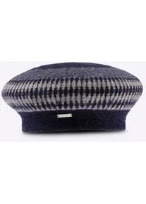 Baskenm&uuml;tze Casual Looks, Damen, blau (navy), Wolle, M&uuml;tzen