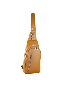 Umh&auml;ngetasche "Betty", Damen, Gr. B/H/T: 34cm x 16cm x 5cm onesize, braun, Polyurethan (PU), Collezione Alessandro, Taschen Umh&auml;ngetasche, echtes Leder, viele F&auml;cher