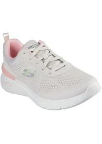 Sneaker Skechers "SKECH-AIR DYNAMIGHT 2.0-NEW HEIGHTS", Damen, Gr. 35, beige (natur, rosa), Lederimitat, Textil, Schuhe Sneaker, Schn&uuml;rschuh, Fitnessschuh, Halbschuh, Freizeitsch mit Memory Foam