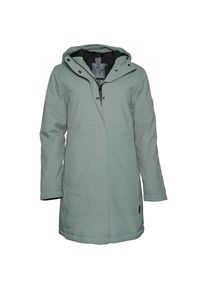 Mantel Elkline Maike Damen (Gr 38 |t&uuml;rkis/grau |wasserdicht)