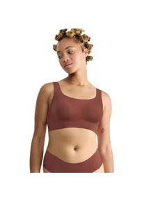 Bustier Sloggi "ZERO Feel 2.0 Top", Damen, Gr. XL, N-Gr, braun (burnt henna), Single Jersey, Obermaterial: 76% Polyamid, 24% Elasthan, BHs Bustier, nahtlos und unsichtbar