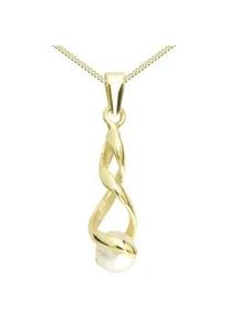 Kette mit Anh&auml;nger OSTSEE-SCHMUCK "OSTSEE-SCHMUCK Kette mit Anh&auml;nger Lusia Kette mit Anh&auml;nger Lusia" Gr. 45, gold, Halsketten, Damen, 45cm, Gelbgold 333, L: 42