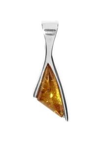 Kettenanh&auml;nger OSTSEE-SCHMUCK "OSTSEE-SCHMUCK Anh&auml;nger Reia Anh&auml;nger Reia", wei&szlig;, Schmuckanh&auml;nger, Damen, 28 x 10mm, Silber 925 (Sterlingsilber), 1,8 g, Kettenanh&auml;nger