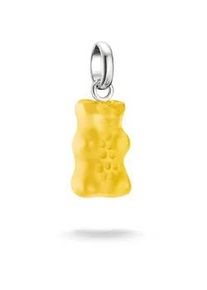 Charm-Einh&auml;nger Thomas Sabo "Thomas Sabo x HARIBO: Charm - Connect", bunt (silberfarben, gelb, gelb), Charms, Damen, Silber 925 (recycelt), mit Kristallglas