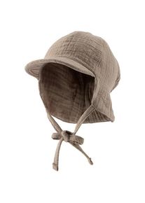 Cap Sterntaler gef&uuml;tterte Schirmm&uuml;tze Nacken Uni Kinder (Gr 45 cm |braun)