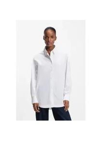 BOSS f&uuml;r Damen. 50553532 Bonsta Hemd wei&szlig; (36), Klassisch, Langarm, Stoff