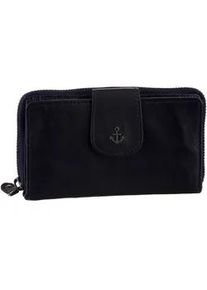 Geldb&ouml;rse Harbour 2nd "Linn", Damen, blau (navy), Leder, washed, Kleinlederwaren, Unisex Geldbeute, Portemonnaie mit RFID-Technologie
