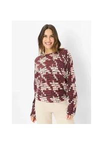 Strickpullover Brax "Style LISA", Damen, Gr. 38, orange, Strick, 44% Polyamid, 28% Alpaka, 28% Wolle, Rundhals, Pullover Strickpullover