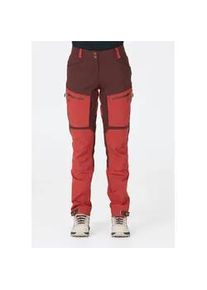 Softshellhose WHISTLER "Kodiak", Damen, Gr. 44, EURO-Gr&ouml;&szlig;en, rot (dunkelrot), 94% Nylon, 6% Elasthan, mehrfarbig, lang, Hosen Softshellhose, mit praktischen Taschen