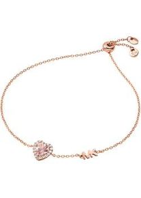 Silberarmband Michael Kors "Schmuck Geschenk Silber 925 Armschmuck PREMIUM Herz", bunt (ros&eacute;goldfarben, kristallwei&szlig;, rosa, kristallwei&szlig;, rosa), Armb&auml;nder, Damen, 21,6cm, Silber 925 (Sterlingsilber), Silberarmband, mit Zirkonia (synth.)