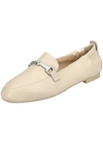 Slipper Nero Giardini "Nero Giardini Slipper Nappaleder", Damen, Gr. 38, beige, Nappaleder, Schuhe Slipper