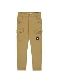 Cargohose Alpha Industries "Petrol Patch Pant", Damen, Gr. 32, Normalgr&ouml;&szlig;en, gr&uuml;n (olive), Obermaterial: 98% Baumwolle, 2% Elastan; Futter: 100% Baumwolle, Hosen Cargohose