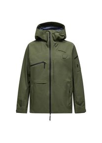 Skijacke Peak Performance Alpine GORE-TEX 3L Jacket Herren (Gr S |oliv |wasserdicht)