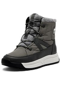 Winterschuhe Sorel Whitney III Mid WP Damen (Gr 37,5 |schwarz/grau |wasserdicht)