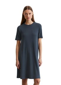 Marc O'Polo MARC O'POLO Damen Jerseykleid "mit TENCEL Modal"muted blau, Gr. M, unifarben, Obermaterial: 50% Baumwolle, 47% Modal, 3% Elasthan; Futter: 100%