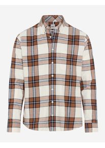 Brax Herren Hemd Style DANIEL hazel, Beige, Gr. XXXL