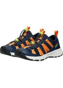 Sneaker Keen "MOTOZOA SNEAKER", Damen, Gr. 31, gold (naval academy, bright marigold), Synthetik, Textil, Schuhe Sneaker