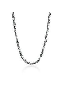 Silberkette Kuzzoi "Herren Glieder K&ouml;nigskette Oxidiert 925 Silber" Gr. 50, silber, Halsketten, Herren, 50, ohne Stein, Silber 925 (Sterlingsilber), L: 50, Silberkette
