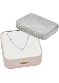 Kette mit Anh&auml;nger Fossil "Schmuck Geschenk Silber 925 Halsschmuck", silber (silberfarben), Halsketten, Damen, Silber 925 (Sterlingsilber), L: 46, mit Zirkonia (synth.)