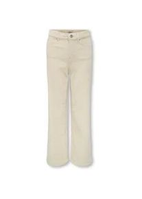 Cordhose KIDS Only "KOGHOPE GLOBAL EX HW WIDE CORD PNT NOOS", Kinder, Gr. 152, N-Gr, birch, Cord, Obermaterial: 98% Baumwolle, 2% Elasthan, unifarben, relaxed fit kn&ouml;chellang, Hosen Cordhose