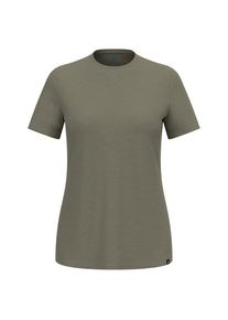 Odlo Merino Tencel Plain T-Shirt Crew Neck S/S Merinoshirt Women (Gr L |oliv)