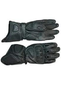 Roleff Racewear Motorradhandschuhe ROLEFF "RO 49" Gr. S, schwarz, Handschuhe, Damen, S, Obermaterial: 100% Rindsleder. Innenfutter: 100% Polyester, winddicht