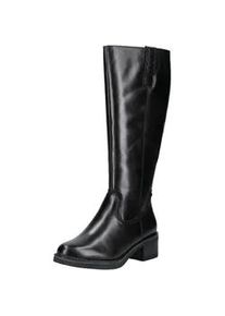 Stiefel Marco Tozzi "Marco Tozzi Stiefel Nappaleder", Damen, Gr. 40, schwarz, Nappaleder, Schuhe Stiefel