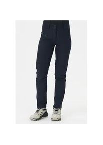 Outdoorhose WHISTLER "Gerd", Damen, Gr. 40, EURO-Gr&ouml;&szlig;en, blau (dunkelblau), 92% Polyester, 8% Elasthan, unifarben, lang, Hosen Outdoorhose, im funktionalen und vielseitigen Zip-Off-Design