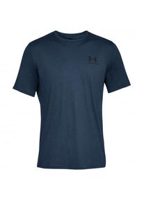 Under Armour Sportstyle Left Chest S/S Funktionsshirt Herren (Gr XL - Regular |blau)