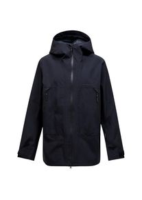 Peak Performance Edge 3L Jacket Skijacke Herren (Gr XL |schwarz/blau |wasserdicht)