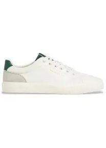 Hackett London f&uuml;r Herren. HMS200035 Blake Dean Leder Turnschuhe wei&szlig; (45), Wohnung, Schn&uuml;rsenkel, L&auml;ssig