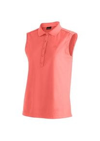 Maier Sports Ulrike Sleeveless Polo-Shirt Damen Wandern (Gr 42 |rot)