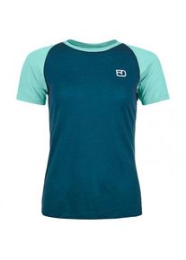 Merinoshirt Ortovox 120 Tec Fast Mountain T-Shirt Damen (Gr XS |blau)