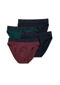 Tchibo - 4 Slips - Herren - Gr. Xl/7 - dunkelrot