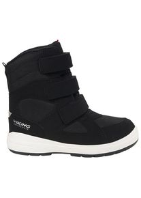 Viking Fun Warm Waterproof 3V Winterschuhe Kinder (Gr 25 |schwarz |wasserdicht)