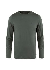 Fj&auml;llr&auml;ven Longsleeve Fj&auml;llr&auml;ven Abisko Wool L/S Herren (Gr XS |oliv/grau)