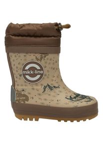 Gummistiefel Mikk-line Winter Wellies Kinder (Gr 27 |braun |wasserdicht)