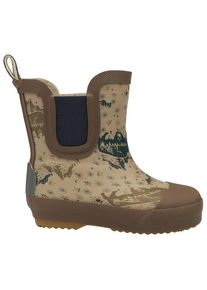 Gummistiefel Mikk-line Short Winter Wellies AOP Kinder (Gr 26 |braun |wasserdicht)