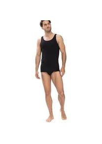 Achselhemd Mey "Dry Cotton", Herren, Gr. 5M, N-Gr, schwarz, Single Jersey, Obermaterial: 57% Baumwolle, 38% Polyester, 5% Elasthan, unifarben, k&ouml;rpernah, Rundhals, Unterhemden, mit k&ouml;rpernaher Passform, Single-Jersey, atmungsaktiv