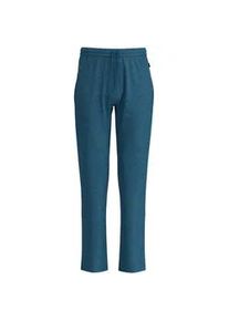 Sweathose TRIGEMA "TRIGEMA Freizeithose aus Sweat-Qualit&auml;t", Damen, Gr. S, US-Gr&ouml;&szlig;en, blau (nightblau, melange), Sweatware, 70% Baumwolle, 30% Polyester, Hosen Sweathose