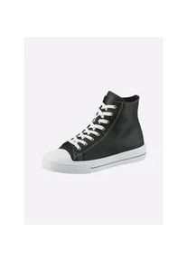 Sneaker Andrea Conti, Damen, Gr. 40, schwarz, Glattleder, Leder, Rindsleder, Schuhe Sneaker