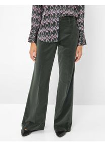 Brax Damen Palazzohose Style MAINE DEEP FOREST, dunkelgrün, Gr. 42