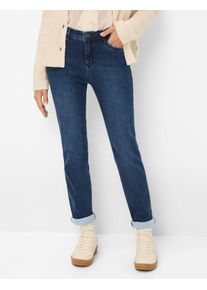 Brax Damen Five-Pocket-Hose Style MARY USED REGULAR BLUE, denim blau, Gr. 38