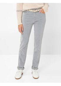 Brax Damen Five-Pocket-Hose Style MARY SMOKE GREY, grau, Gr. 46L